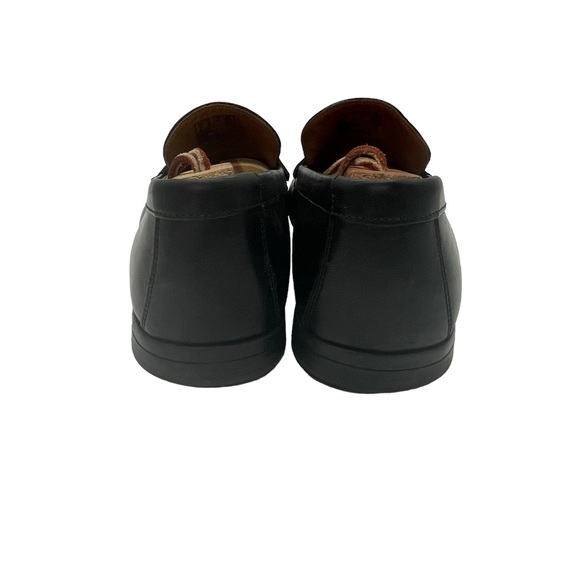 Clarks Collection ExtraLight Black Men's Penny‎ Loafers Leather Slip On Comfort - Picture 8 of 13